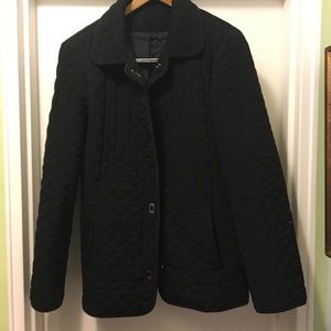 Black Quilted Coat